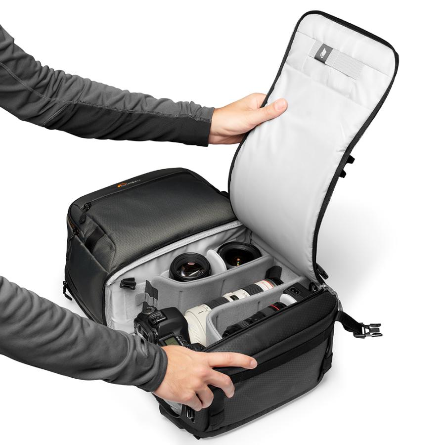 【アウトレット】 バックパック ファストパック プロ BP250 AW III グレー LP37331-PWW [Lowepro ロープロ マンフロット 公式]｜vitec｜15