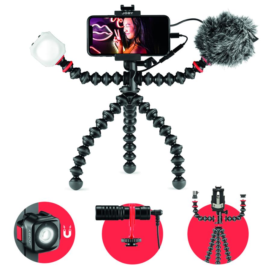 【アウトレット】三脚 ゴリラポッド モバイル ブイロギング キット JB01645-BWW [Joby ジョビー マンフロット Manfrotto 公式]｜vitec｜06