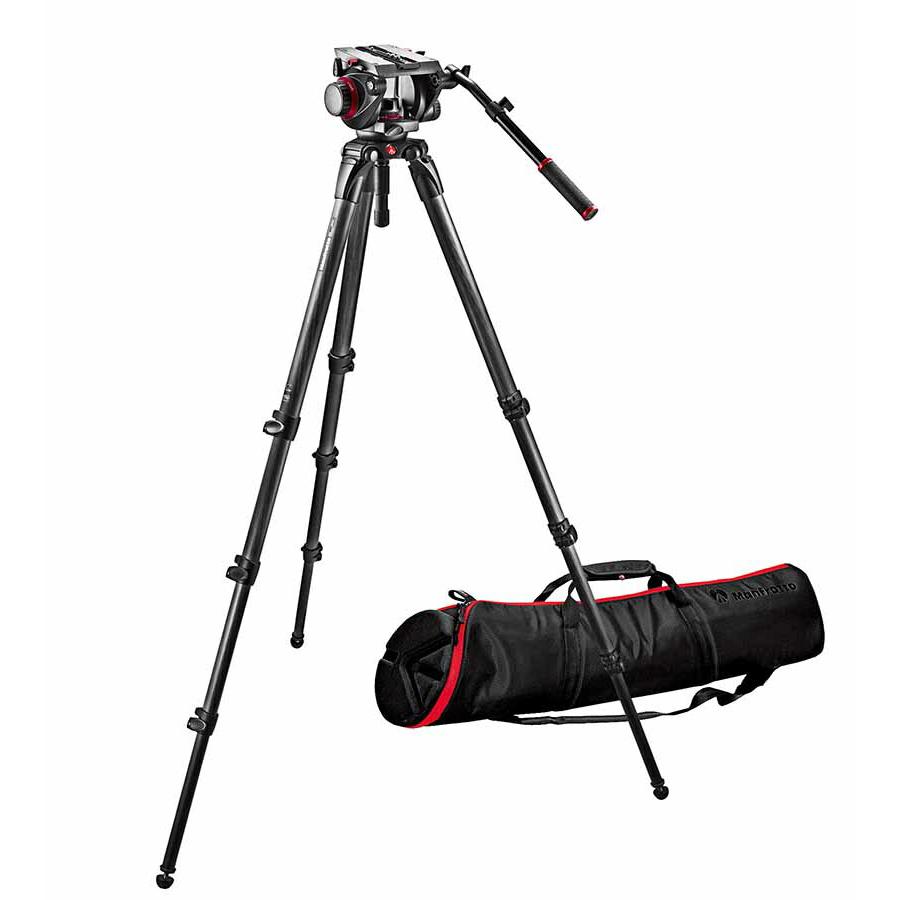 【アウトレット】ビデオキット カーボンファイバー三脚（L) 509HD,536K [Manfrotto マンフロット 公式