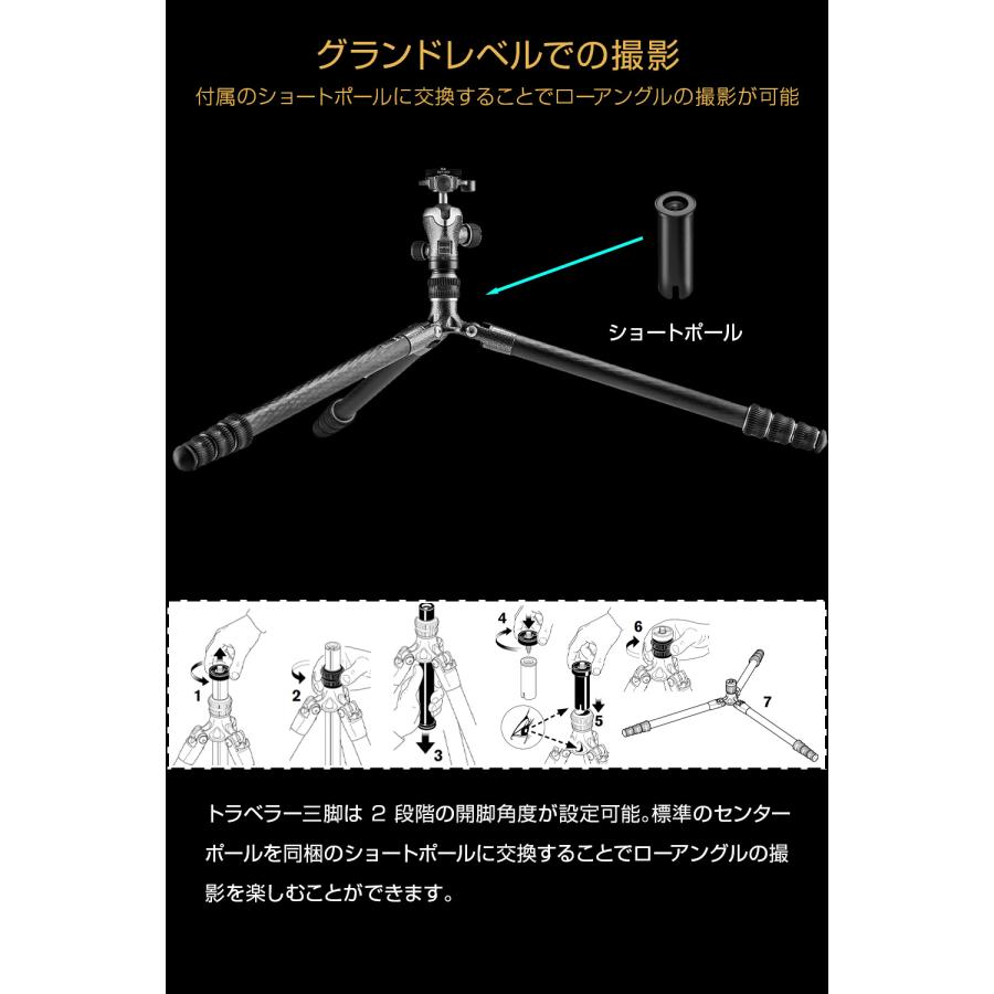 トラベラー（ジッツオ） 【OUTLET】トラベラー三脚GT1555T+雲台