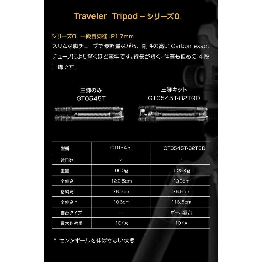トラベラー(ジッツオ) 【OUTLET】トラベラー三脚2型4段 トラベラー(ジッツオ) 【OUTLET】トラベラー三脚2型4段