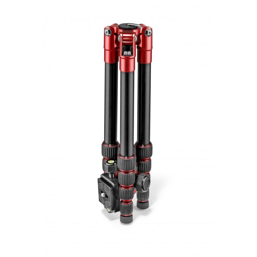 【アウトレット】マンフロット三脚 Elementトラベル三脚　スモール　レッド MKELES5RD-BH [Manfrotto 一眼レフ用 ミラーレス コンパクト ビデオカメラ 公式]｜vitec｜03