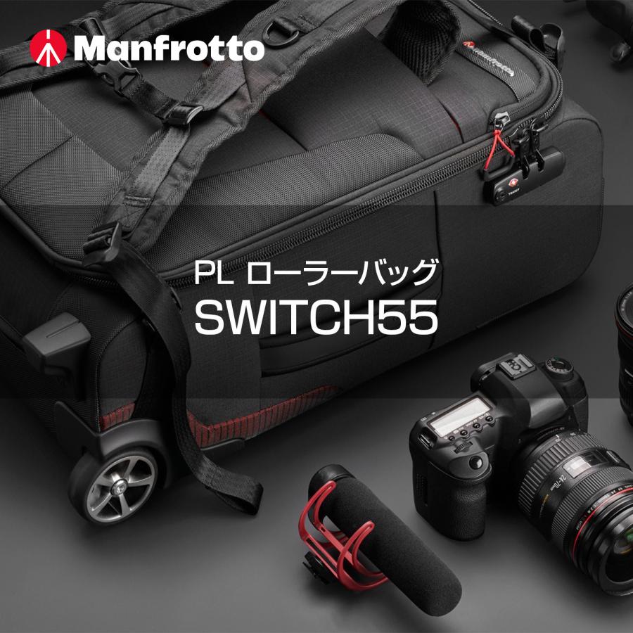 【OUTLET】Manfrotto マンフロット PL ローラーバッグ SWITCH55 MB PL-RL-H55 カメラバッグ 撮影機材 プロ 収納 旅行 カメラ機材 大容量 アウトレット品の画像