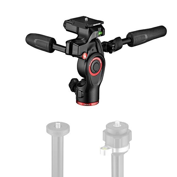 【OUTLET】 マンフロット三脚 befree 3ウェイライブ雲台 MH01HY-3W [Manfrotto マンフロット 公式]【アウトレット】の画像