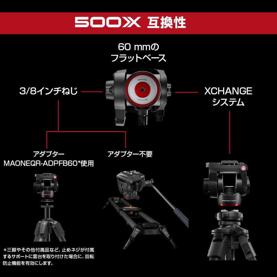 Manfrotto（マンフロット） 【OUTLET】ONE アルミニウム三脚 500X