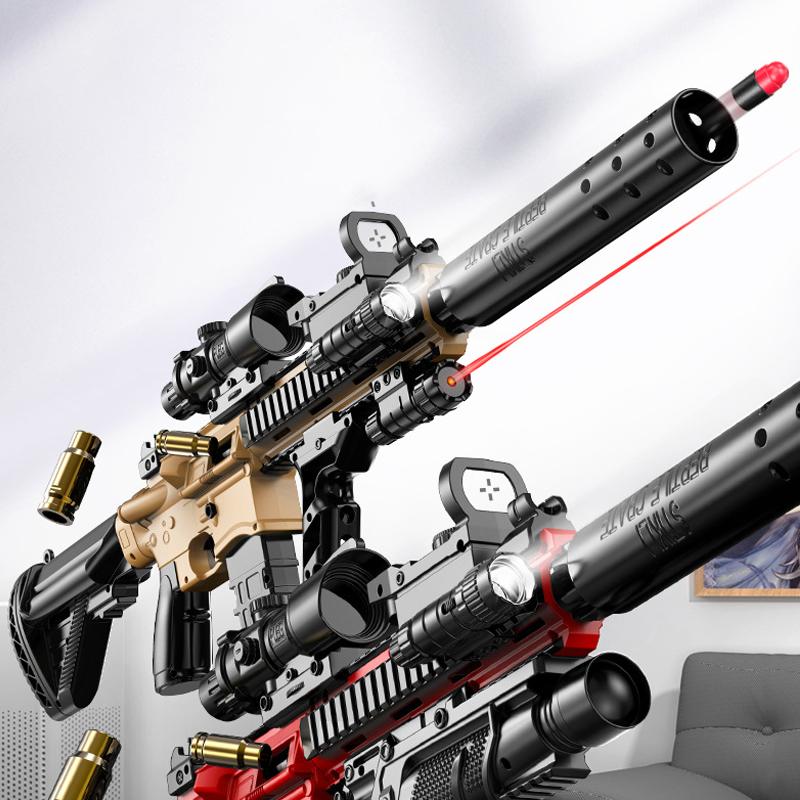 M416 銃 アサルトライフル おもちゃの銃 排莢を再現 スポンジ弾