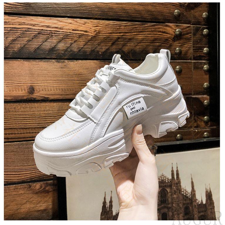 厚底スニーカー ダッドスニーカー レディースシューズ ウォーキングシューズ おしゃれ かわいい 人気 靴 厚底 スニーカー 美脚 身長アップ 足長 カラーフル oots462 Viva 通販 Yahoo ショッピング