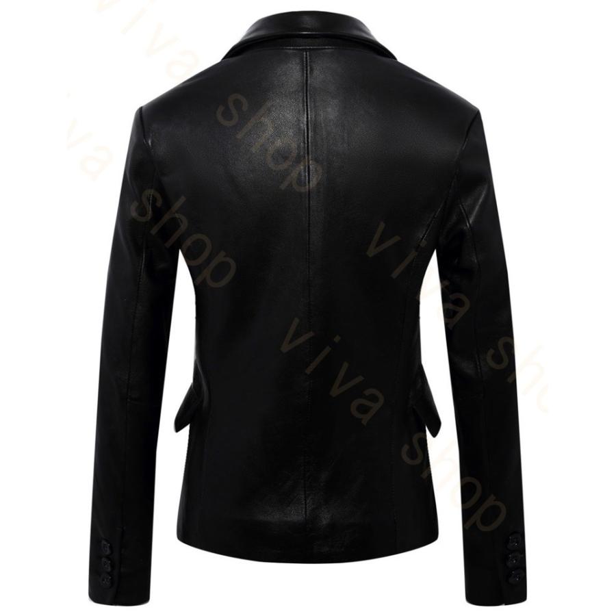 バイクジャケット レザージャケット 本革 革ジャン レディース 秋冬服 スーツ アウター 防寒 防風 耐磨 ファション スリム 秋冬 カジュアル ビジネス Bjk25 Viva 通販 Yahoo ショッピング