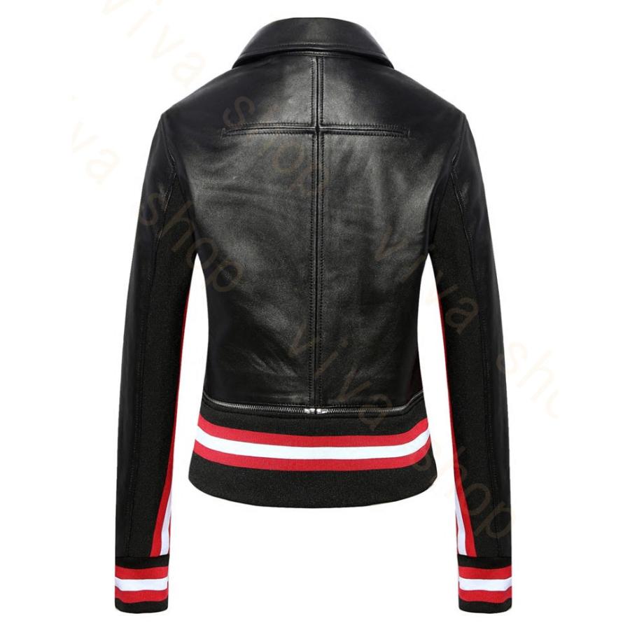 バイクジャケット レザージャケット 本革 革ジャン レディース 秋冬服 アウター 防寒 防風 耐磨 ファション スリム 秋冬 カジュアル ビジネス Bjk28 Viva 通販 Yahoo ショッピング