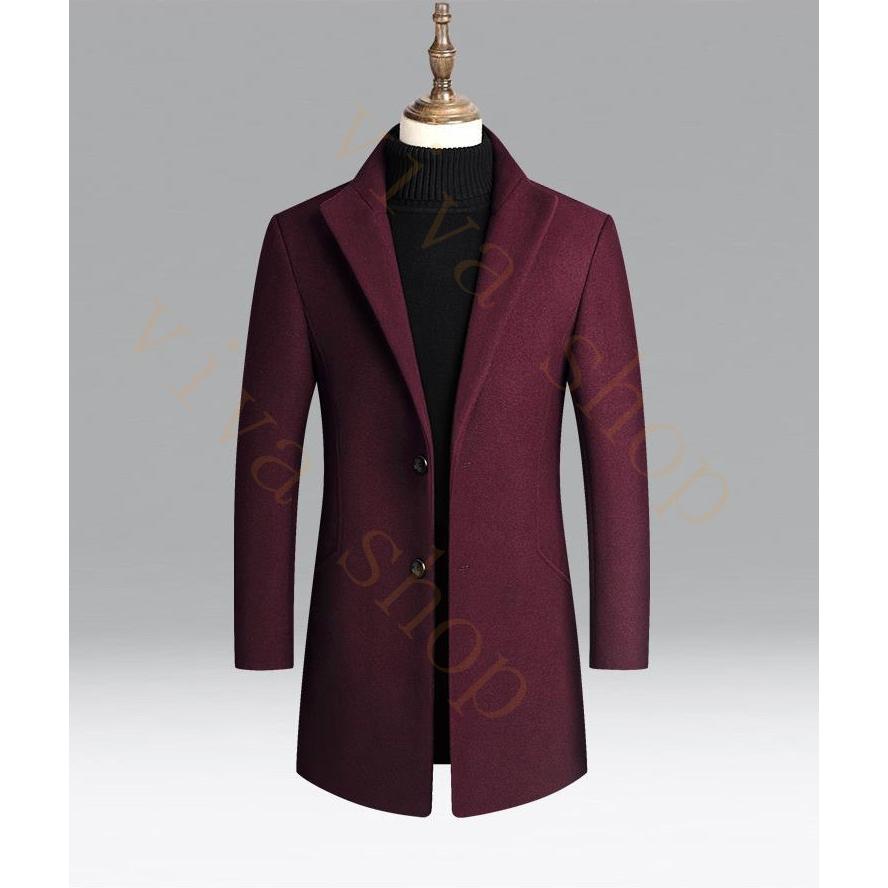 コート メンズ ジャケット チエスターコート メンズ 保温 防風 裏起毛 スプリングコート 厚手 ビジネスジャケット ビジネスコート 通勤 無地 テーラード Bjk771 Viva 通販 Yahoo ショッピング