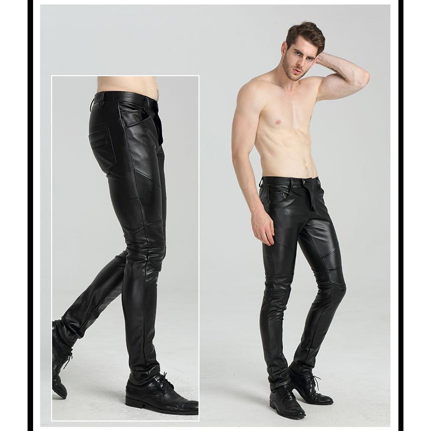 パンツ メンズ 革パンツ レザーパンツ パンツ フェイクレザー バイク ロック ファッション 7パンクパンツ スリム ペンシルパンツ トレンド ボトムス シンプル Bpants607 Viva 通販 Yahoo ショッピング