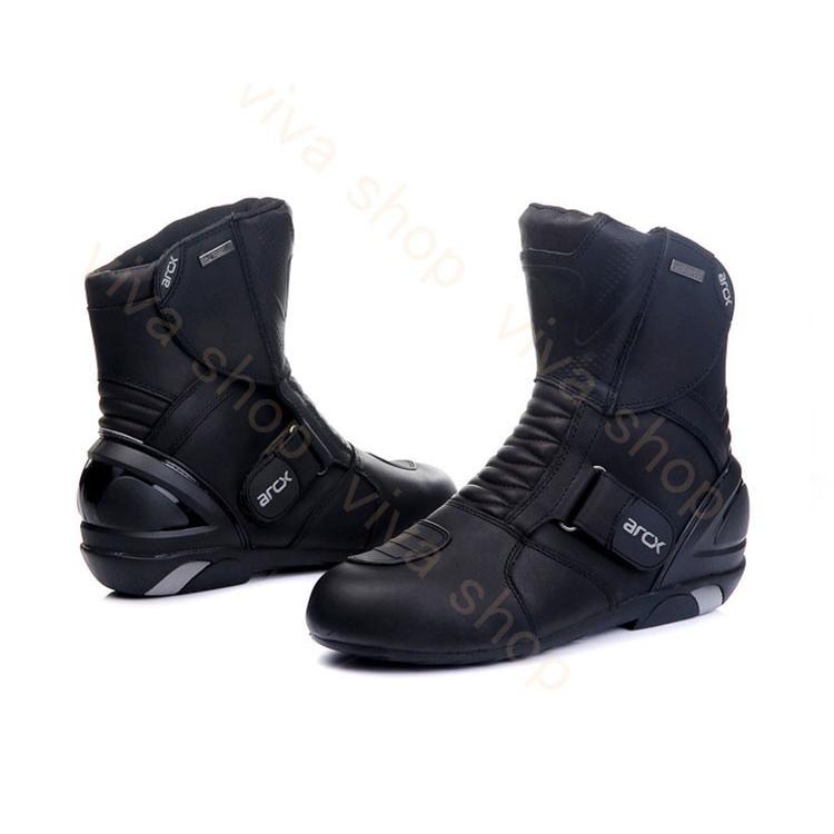 メンズ バイク用ブーツ ショートブーツ ライダーブーツ レーシング
