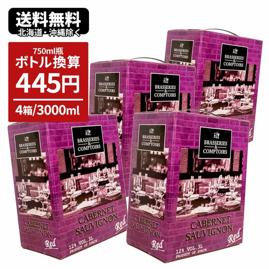 ワインセット バッグインボックス 箱ワイン BIB 赤ワイン ブラッスリー