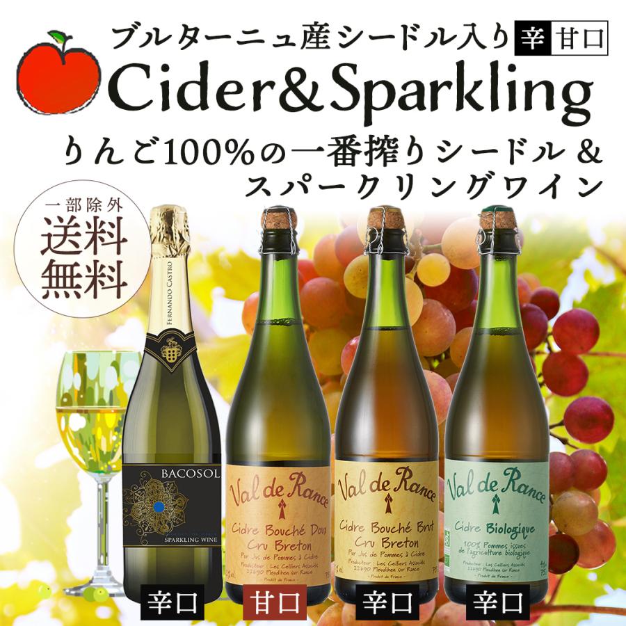 ワイン ワインセット 泡 シードルの本場ブルターニュ シードル