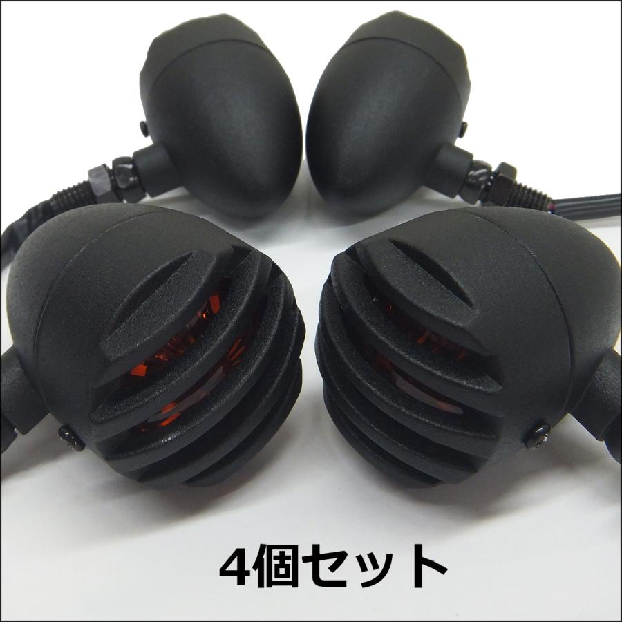 バイク LED ウインカー ブレット 4個セット バードゲージ 12V
