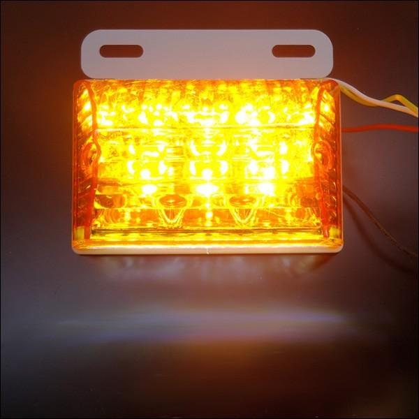 24V 角型 LED サイドマーカー (2) ダウンライト付き 10個セット|vivaenterplise|09