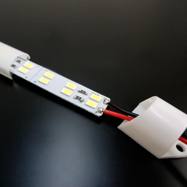 24V LED アルミバーライト 100cm 2本  計288発 拡散カバー付 2列発光 蛍光灯 白 ホワイト トラック 船舶｜vivaenterplise｜03