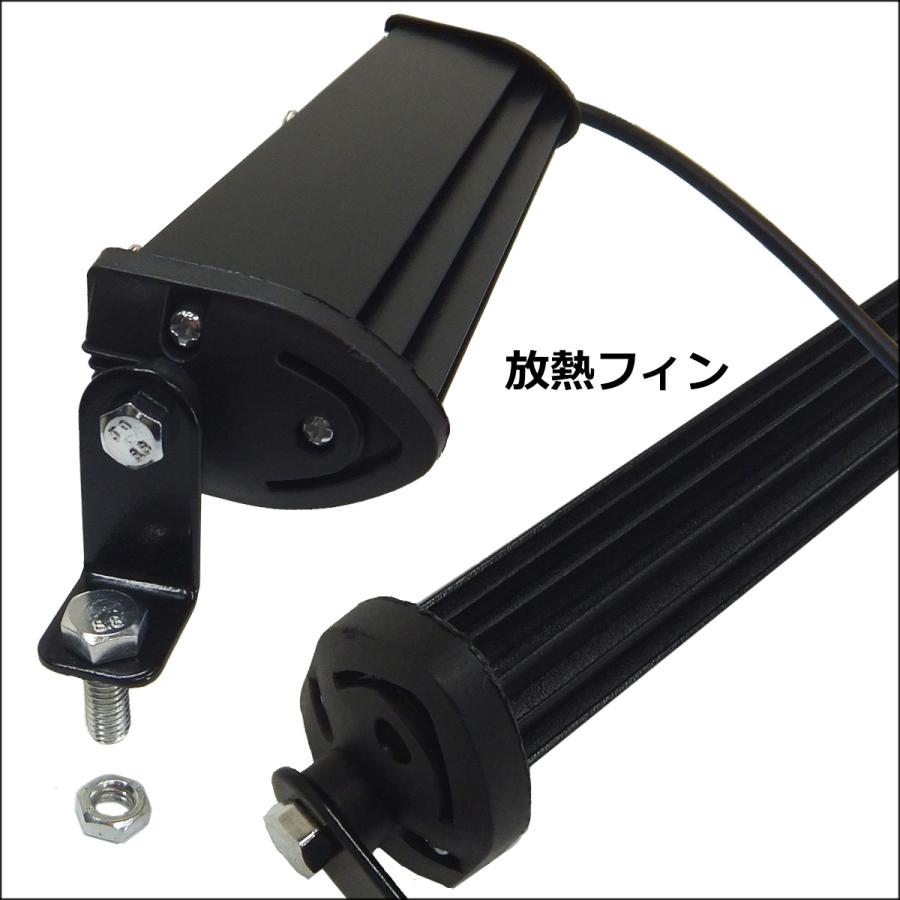 フォグランプ Q -黄or白 防水 12/24V LED 作業灯 オフロード SUV 4WD 7