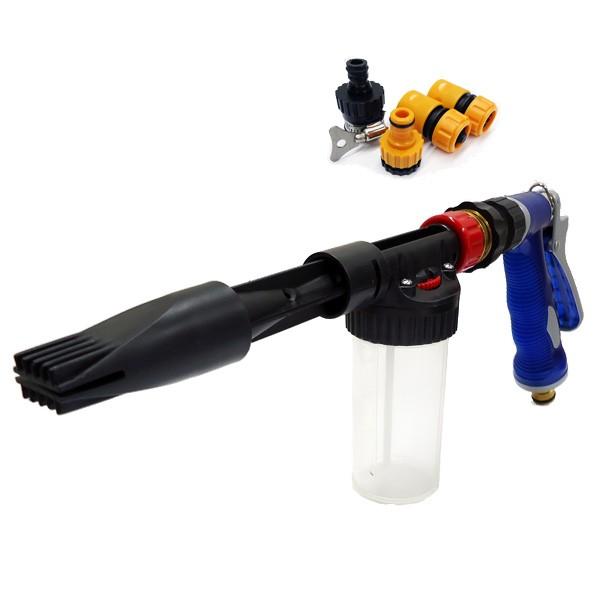 洗車フォームガン 洗車ガン 強力泡洗浄 6段階希釈 各種ジョイント付属