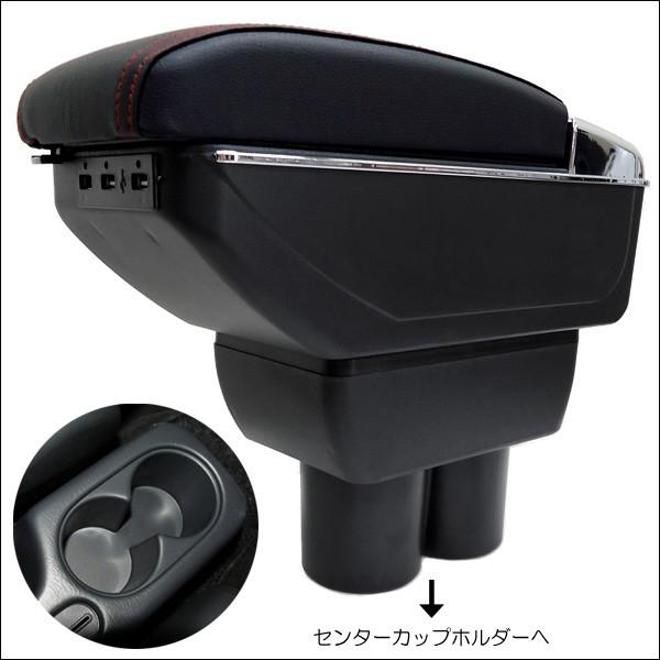 ジムニー 多機能 アームレスト JB23JB33JB43JB64W JB74W USB7ポート付 コンソールボックス 黒｜vivaenterplise｜03