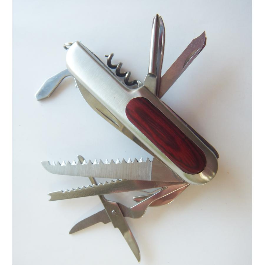 メール便送料無料 十徳ナイフ マルチツール 折りたたみ 12機能 キャンプ 釣り アウトドア | 