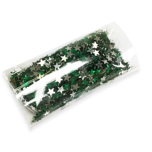 送料無料 星型 アクリルストーン 6mm 緑 (211) グリーン 20g スター