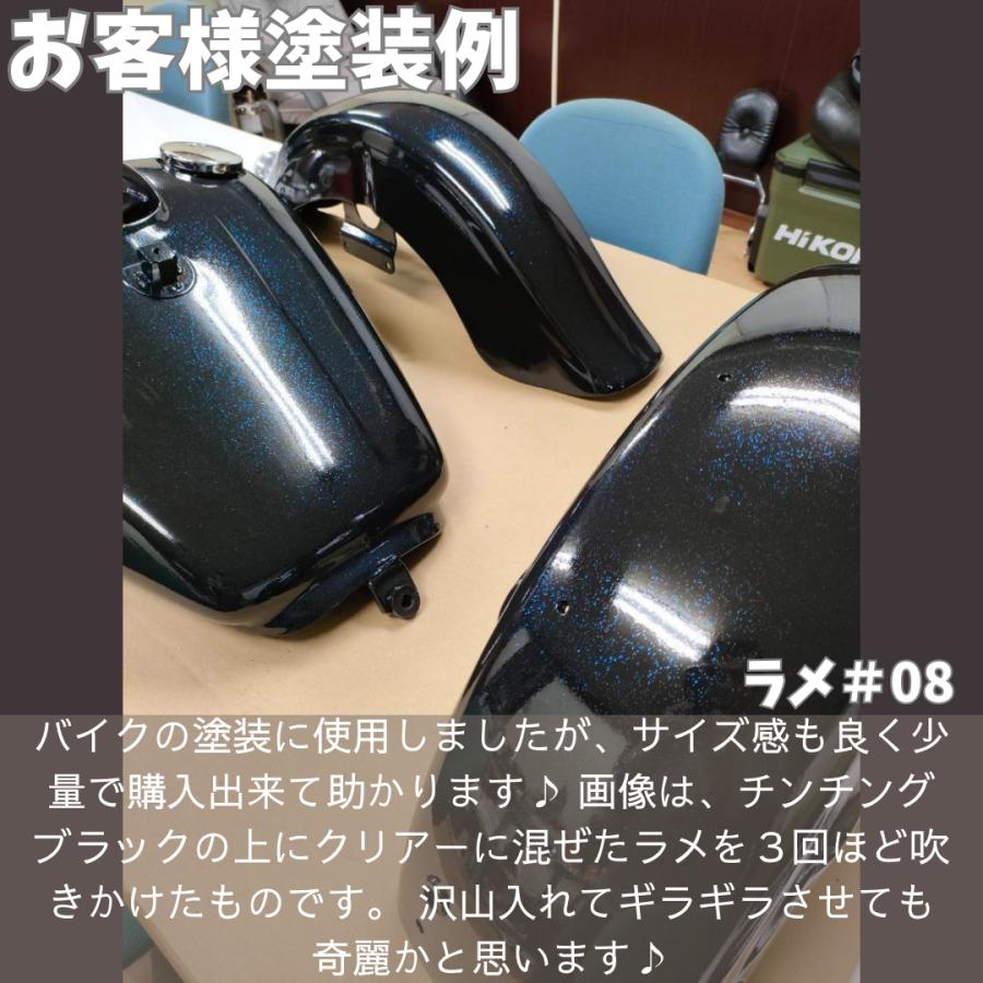 送料無料 0.1mm ラメパウダー 【100g】 パール塗装 青 ブルー系 No.08