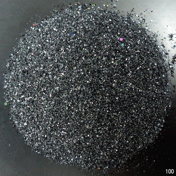 送料無料 0.1mm ラメパウダー 【50g】 パール塗装 レインボー 黒