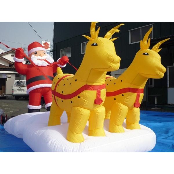 エアサンタ トナカイ パーティー用 訳あり 迫力満点 クリスマス イベント屋内 屋外で BIGエアー
