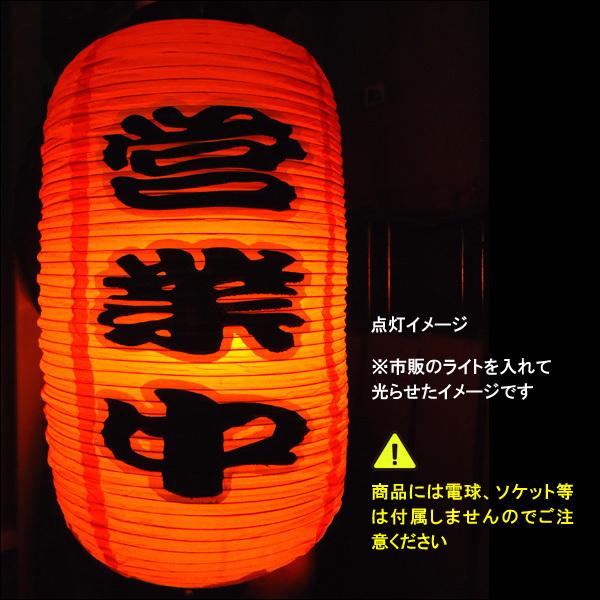 提灯 ちょうちん ラーメン 文字両面 2個組 拉麺 店先・学園祭・屋台にビニール提灯 長型 9号|vivaenterplise|04