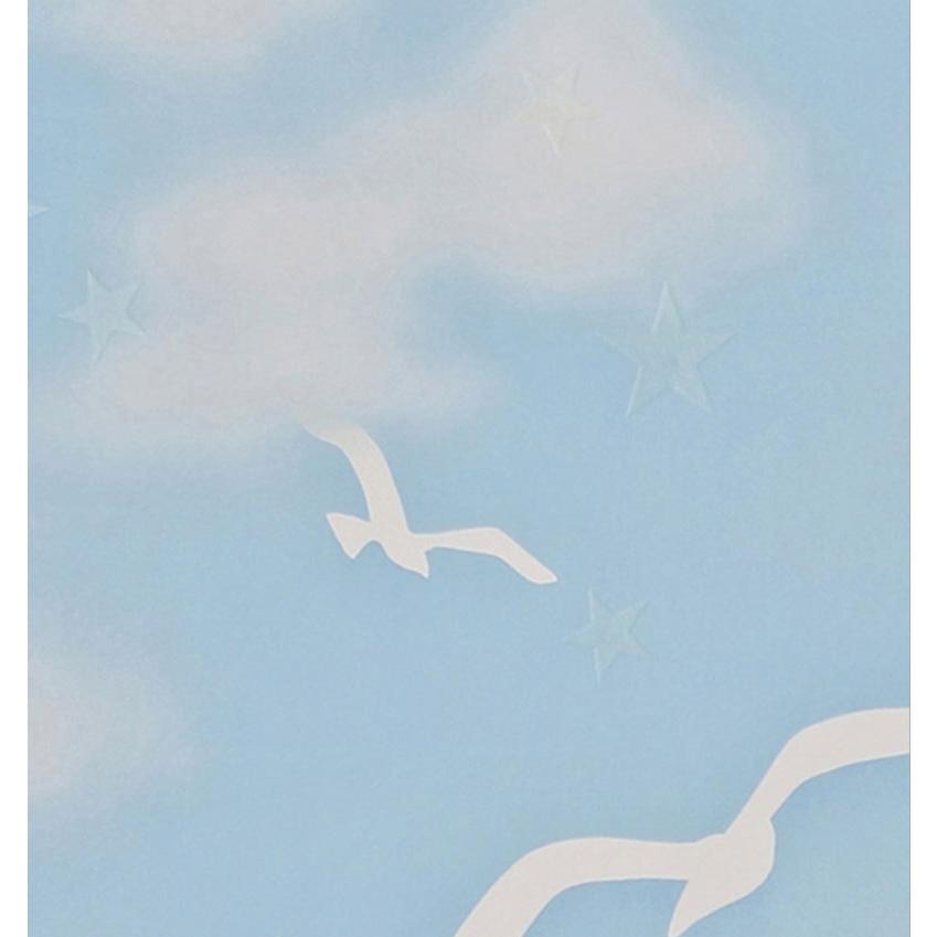 壁紙 子供部屋 蓄光壁紙 空 雲柄 カモメ Led対応 光る おしゃれ のり付き のりなし シンコール ベスト クロス 1855 70 ビバ建材通販yahoo 店 通販 Yahoo ショッピング