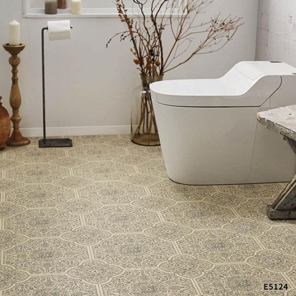 ポンリューム クッションフロア 抗菌 レトロ タイル ガーリー モロッコ