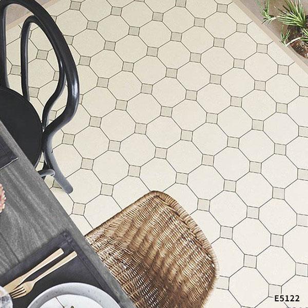 ポンリューム クッションフロア 抗菌 レトロ タイル ガーリー モロッコ