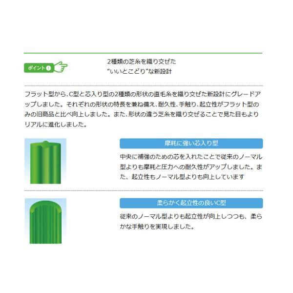 人工芝 CTR30 芝糸タイプ約30mm 2m×10m 防炎 1本 クローバーターフ レギュラータイプ 送料無料 (法人様限定) : ビバ建材 ...