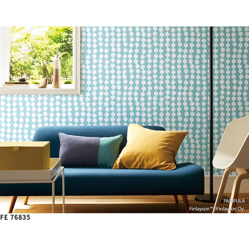 サンゲツ 壁紙 フィンレイソン 北欧 グレー系 イエロー系 ブルー
