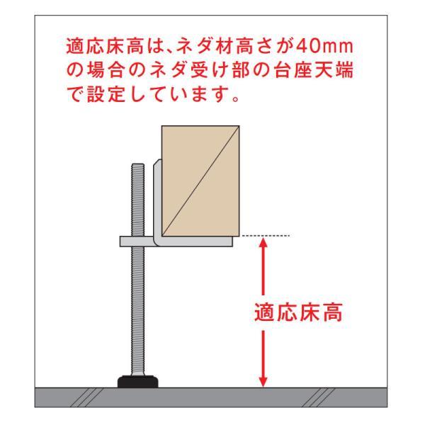 NUP-95 100本入 NUP型 ネダ受け金具 沈み込みの少ないネダ受け金具 万協フロアー_1