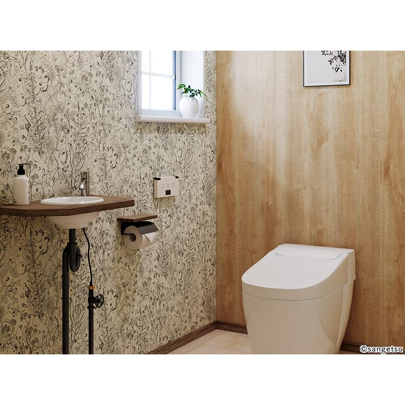 サンゲツ（SANGETSU） FE76367 壁紙 植物柄 ボタニカル モノトーン