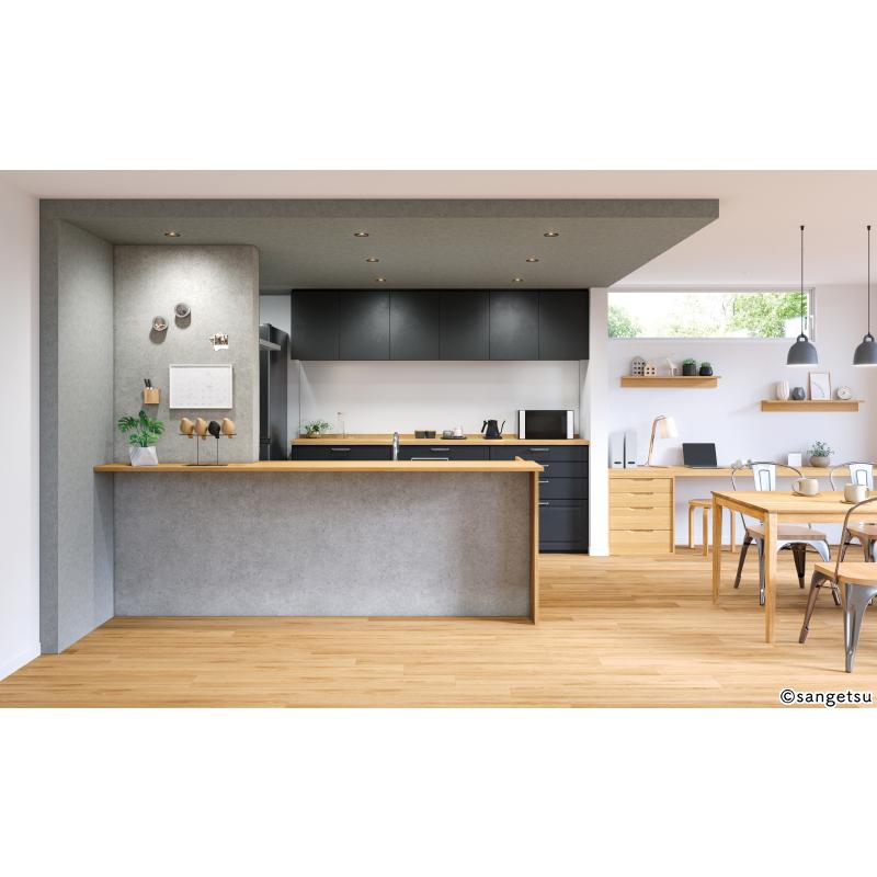 ジージョです サンゲツ（SANGETSU） FE76653 壁紙 コンクリート調 グレー系