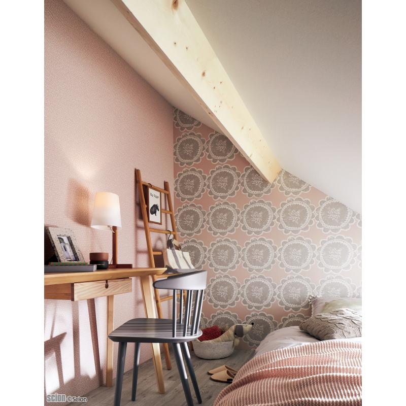 おでページ サンゲツ FE76741 壁紙 scion サイオン 幾何学 ピンク系 賃貸