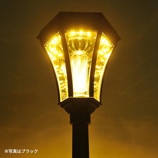 ヨーロピアンカラーソーラーLEDライト グリーンTAN-S328 送料無料 リビングアウト 谷村実業の画像