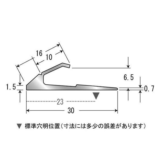 床見切り アシスト 20-404GBブロンズ 穴有 定尺2m 1本 : ビバ建材通販