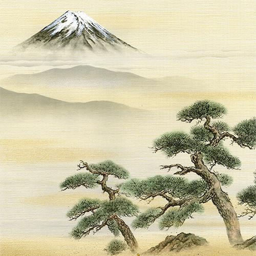 高級織物襖紙 あかつき第21集 NO.651 ふすま紙 生地寸法 巾100cm（3尺3寸）×丈203cm（6尺7寸）4枚1組セット_1