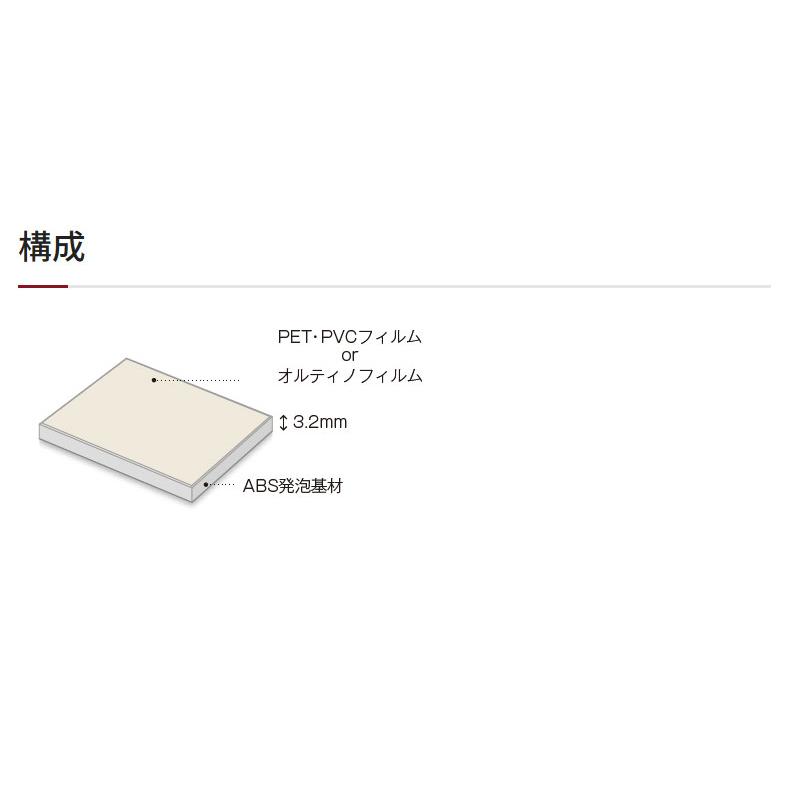 アイカ 3×8 バスフィットパネル 厚さ3.2mm サイズ(910±2mm×2,430-0、+