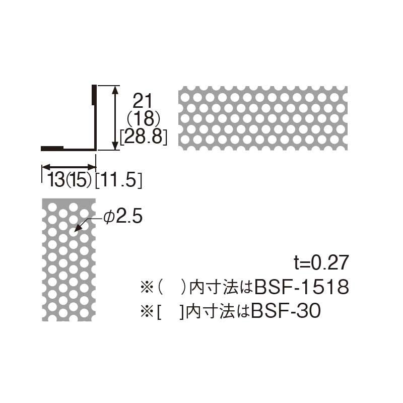 JOTO その他 防虫網 城東テクノ 20本入 BSF-1518 寸法 幅15mm（18mm