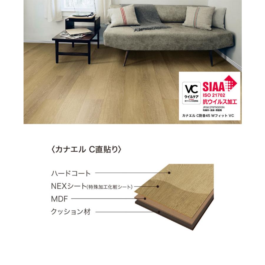 NODA（ノダ） 床材 フローリング カナエル C直貼り 143×900