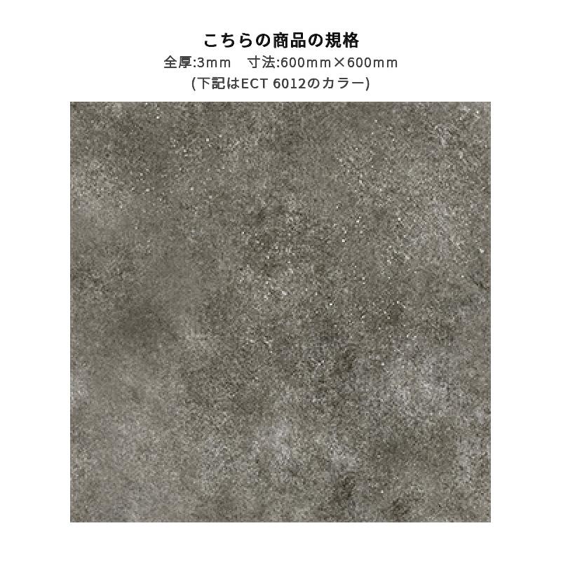 イークリン・モアNW-EX グラナコンクリート フロアタイル 東リ 3mm厚 600mm×600mm 10枚入 ケース販売