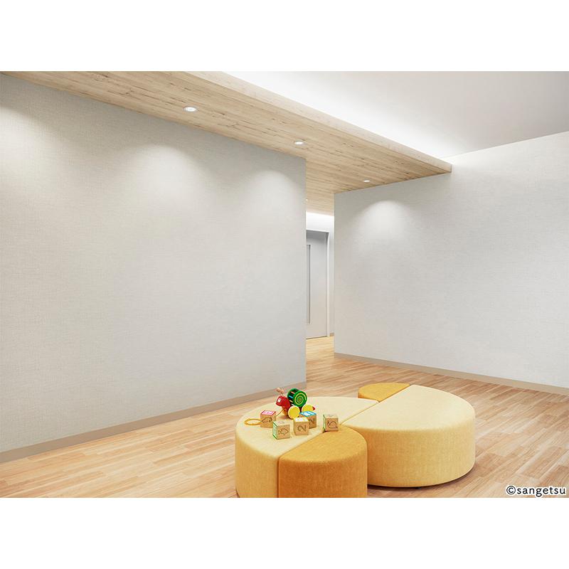 サンゲツ（SANGETSU） 壁紙 織物調 ライトブルー系 賃貸 補修 おしゃれ