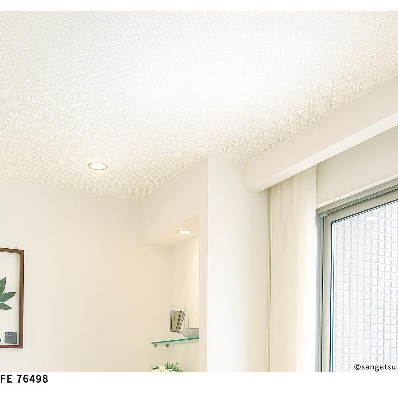サンゲツ（SANGETSU） FE76498 壁紙 ホワイト系 白系 賃貸 補修 天井に