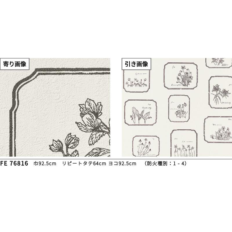 サンゲツ（SANGETSU） FE76816 壁紙 植物柄 アート ナチュラル