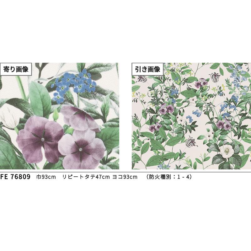 サンゲツ（SANGETSU） FE76809 壁紙 植物柄 ナチュラル ボタニカル